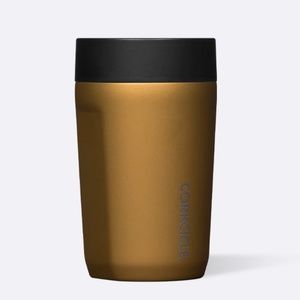🆕 Corkcicle Matte Gold Commuter Cup 9oz